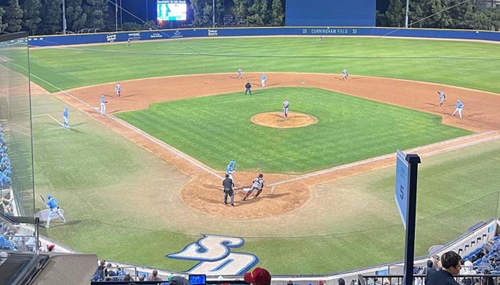 Steve Eicher Productions can commonly be heard at the University of San Diego Torero live sports games as the public address announcer